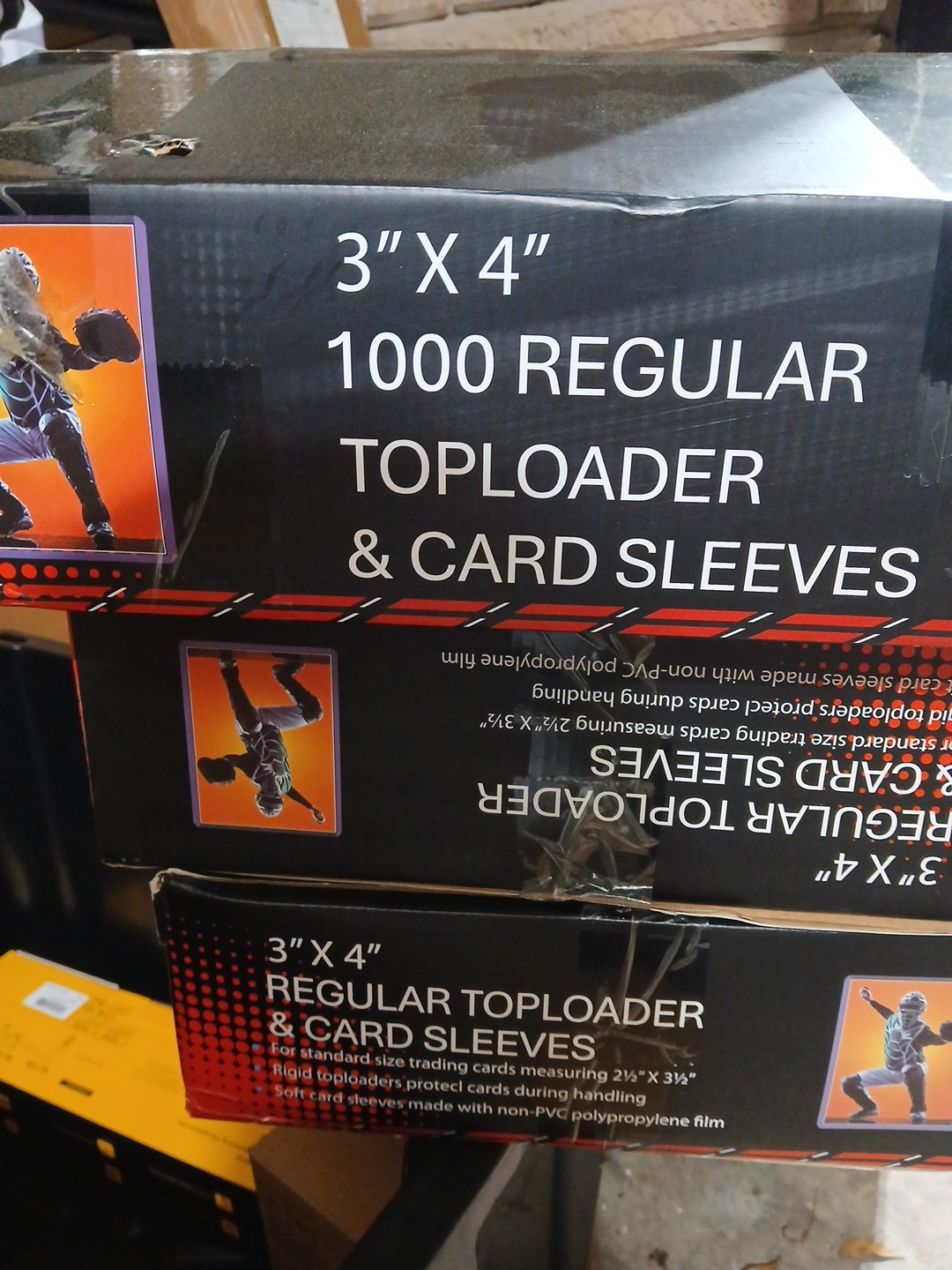 Pro Safe 3×4 Toploaders New Top Loaders case of 1000 & 1000 Soft Sleeves