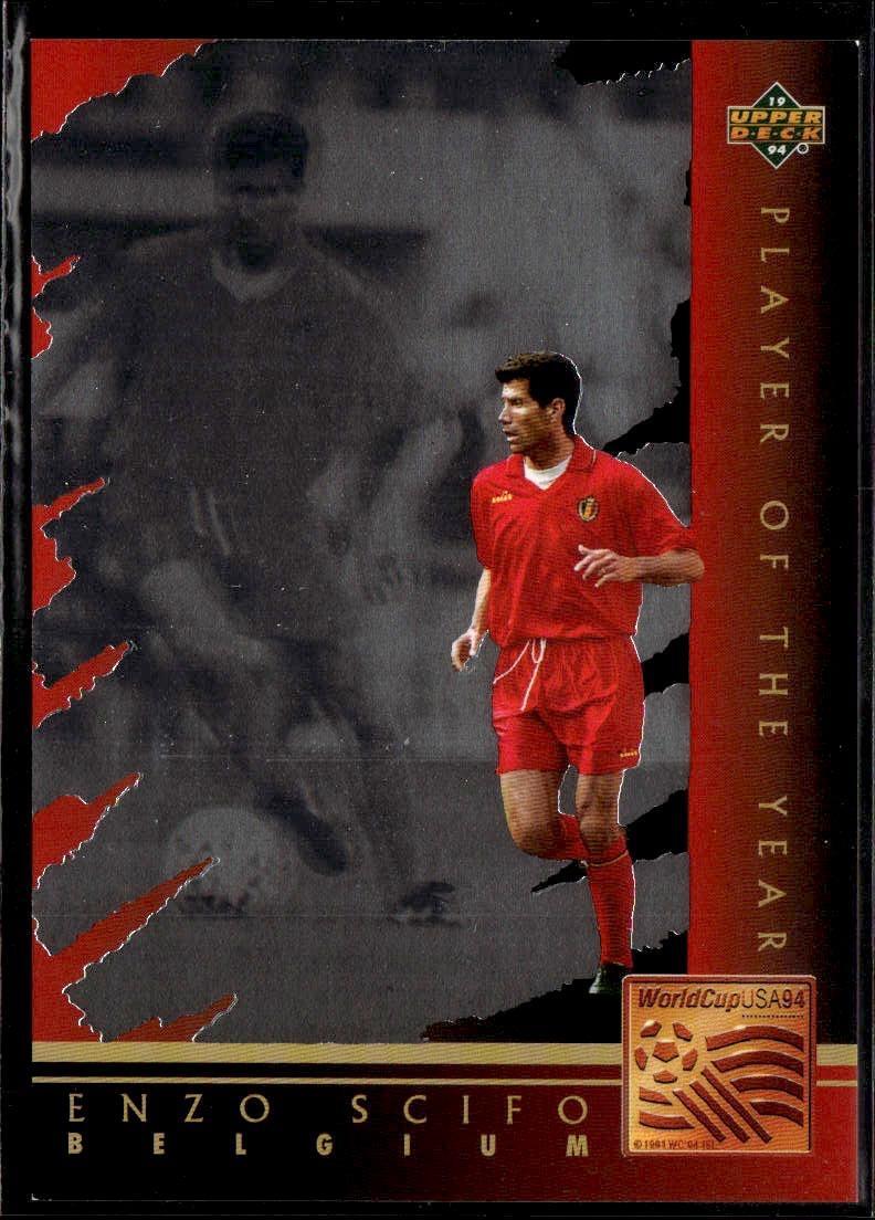 1994 Upper Deck World Cup English/Spanish #WC8 Enzo Scifo Player of the Year