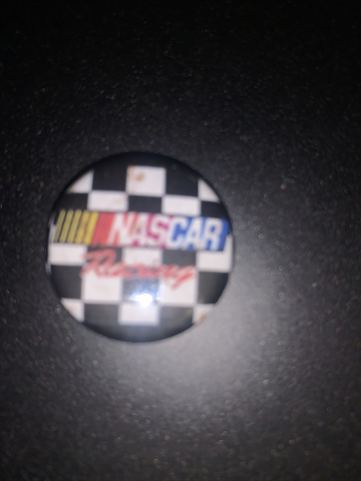 NASCAR Auto Racing Pin Button Pinback