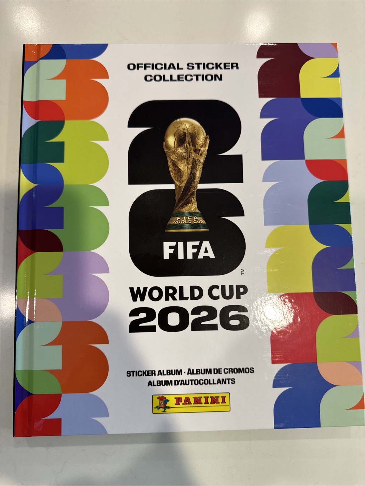2026 Panini FIFA World Cup Hardcover Sticker Album + Stadium Box Costco Opened