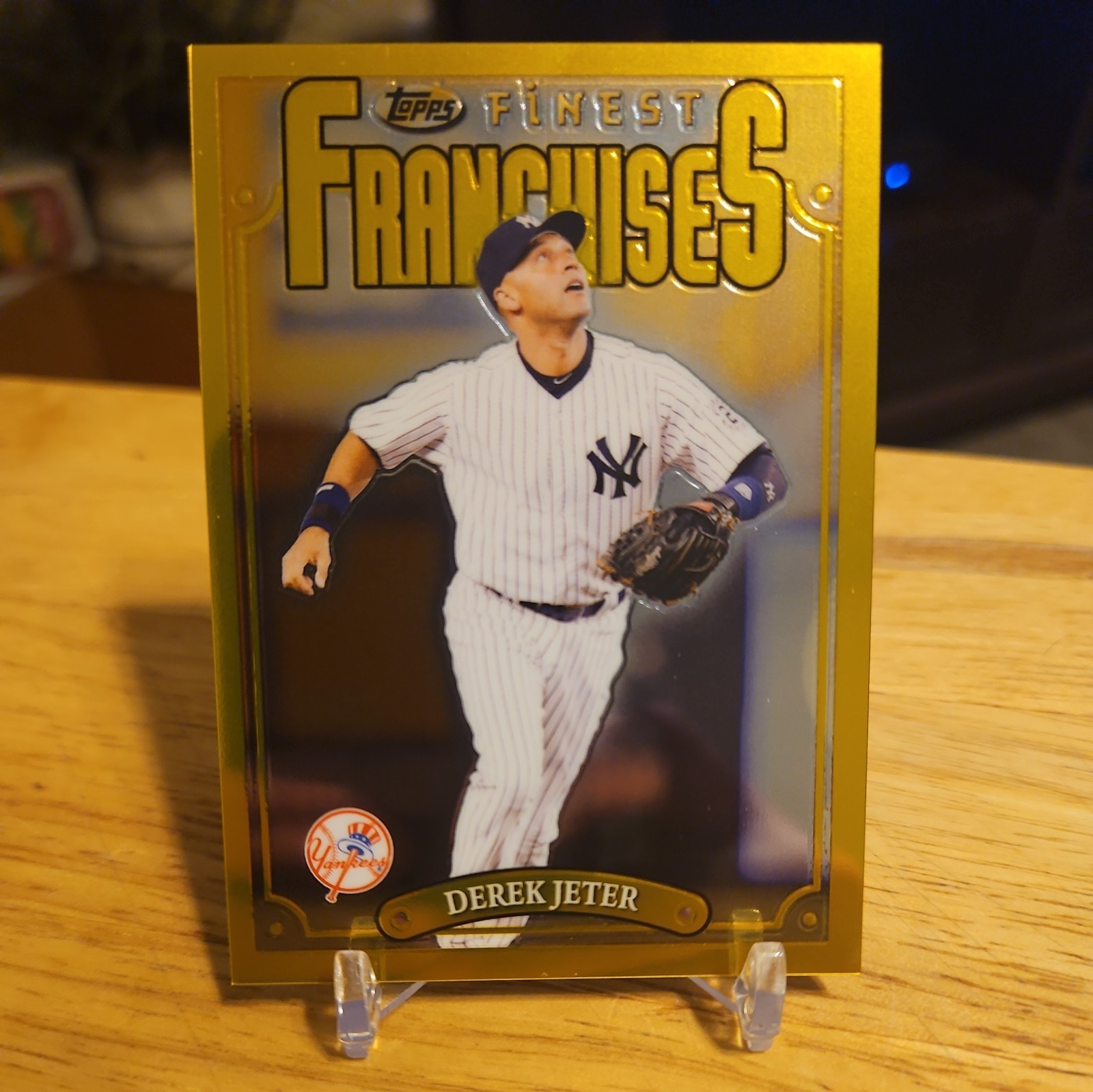 2023 Topps Finest Flashbacks DEREK JETER #192 Franchises Rare Gold Border SP HOF