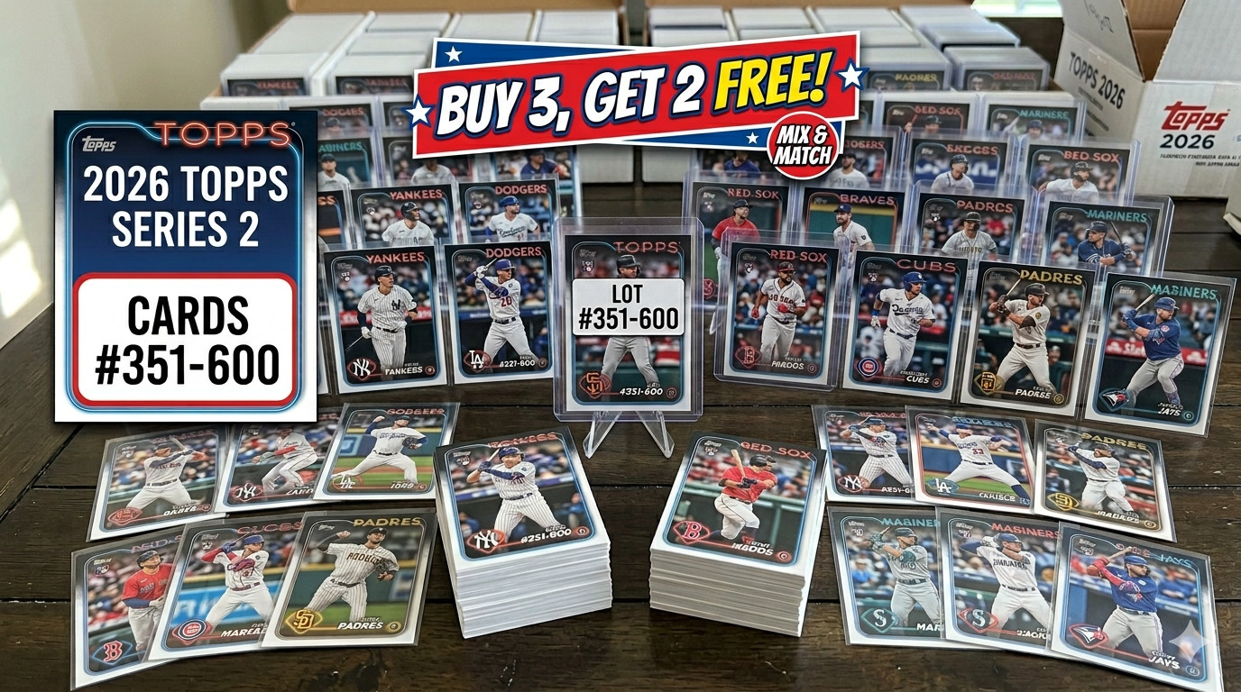 2026 Topps Series 2 ⚾ BASE SINGLES #351-600 ⚾ You Pick & Complete Your Set!