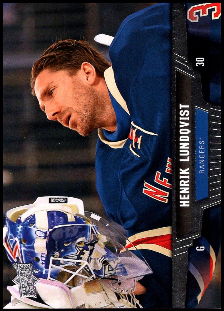 2013-14 UD Upper Deck #28 Henrik Lundqvist – HOF FREE SHIPPING!
