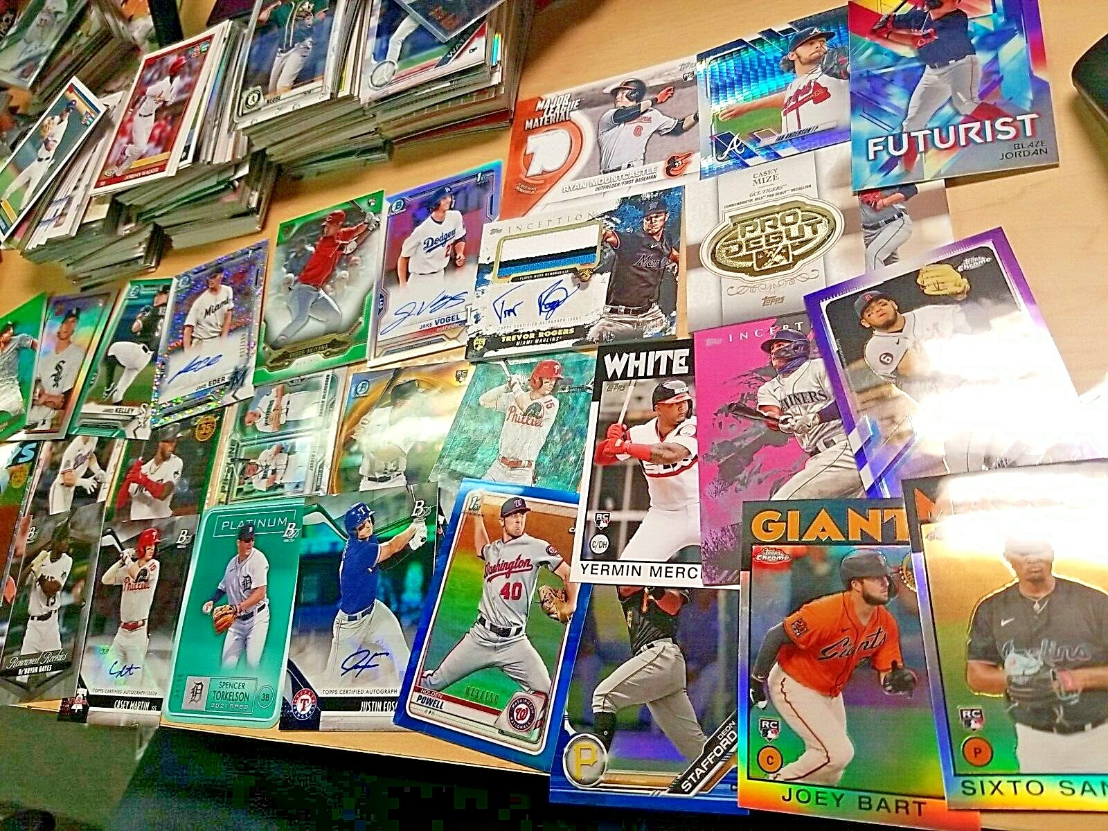 MLB Baseball ROOKIES RC ONLY! Collection Lot Auto Inserts 1st Bowman SP Numbered