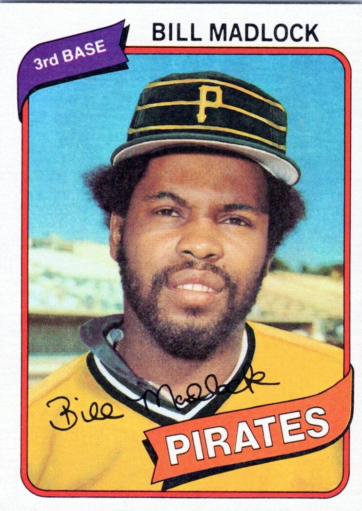 1980 Topps #55 Bill Madlock Pittsburgh Pirates NM