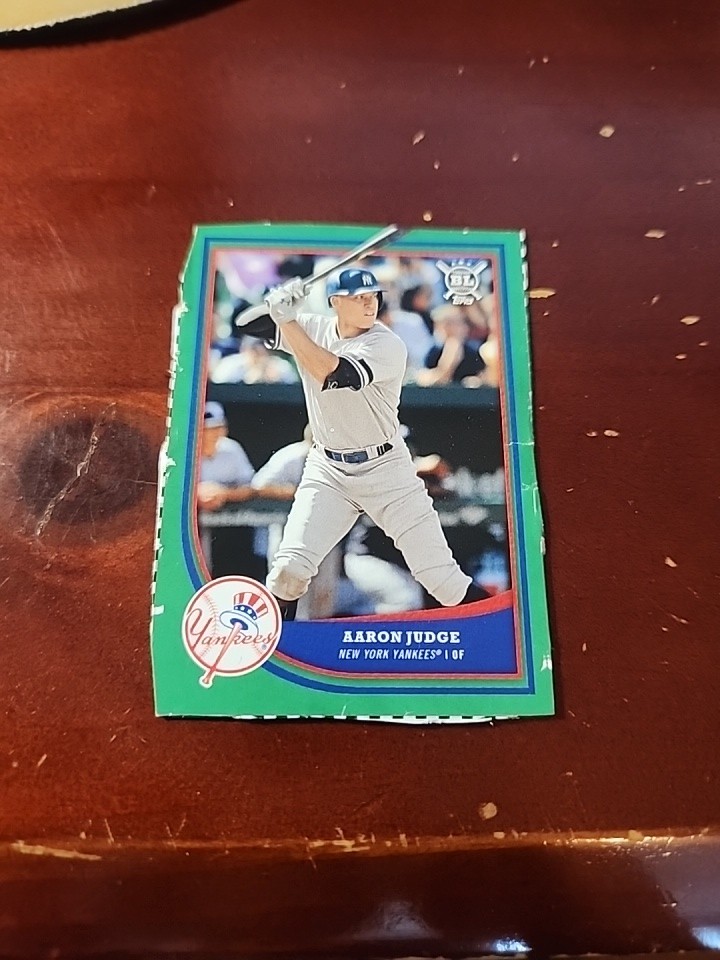 2018 Topps Big League Blaster Bx Topper AARON JUDGE #B4 Green New York Yankees