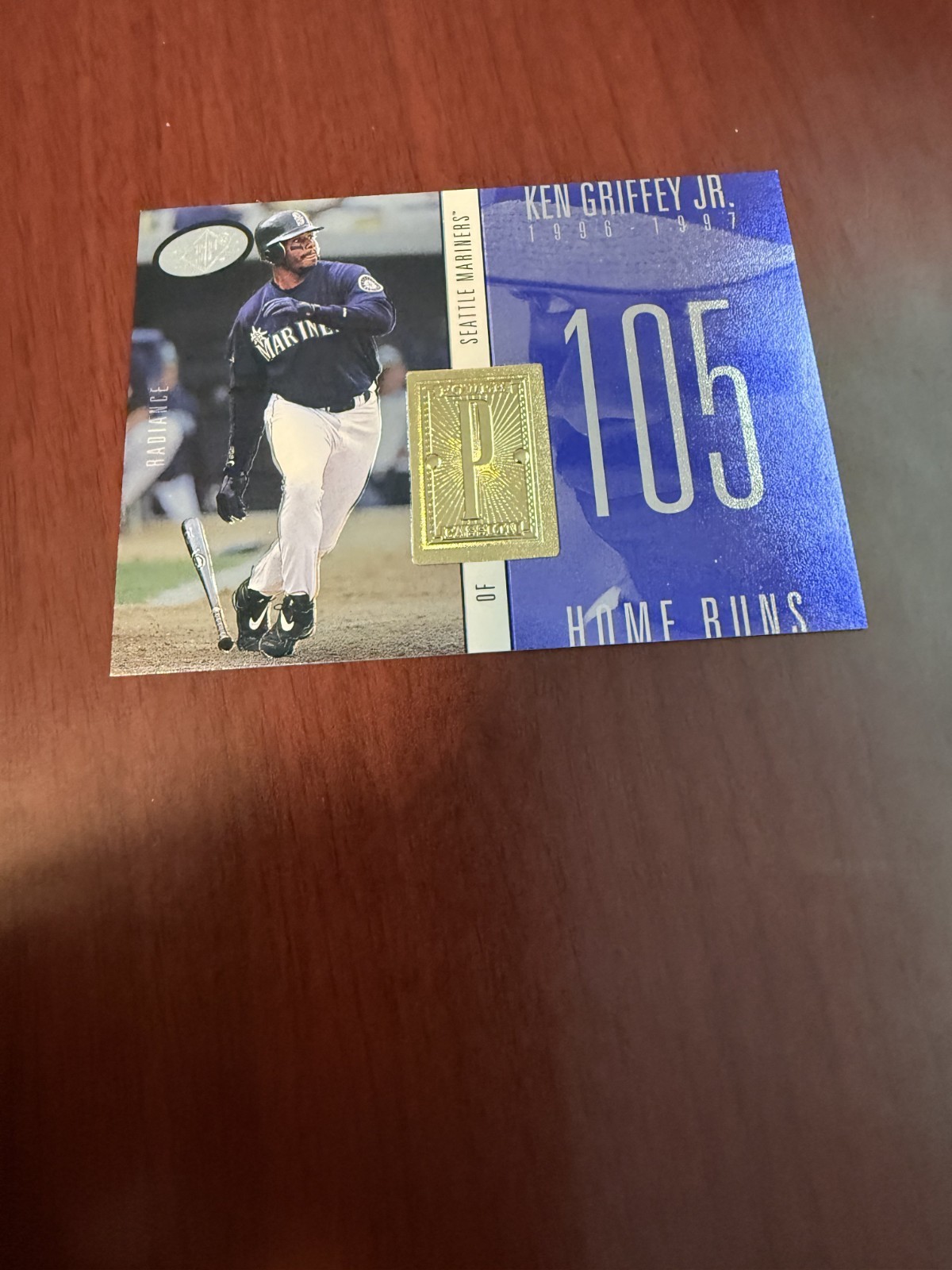 1998 SPx Radiance Gold Power Passion #240 Ken Griffey Jr. HOF #’d/3500