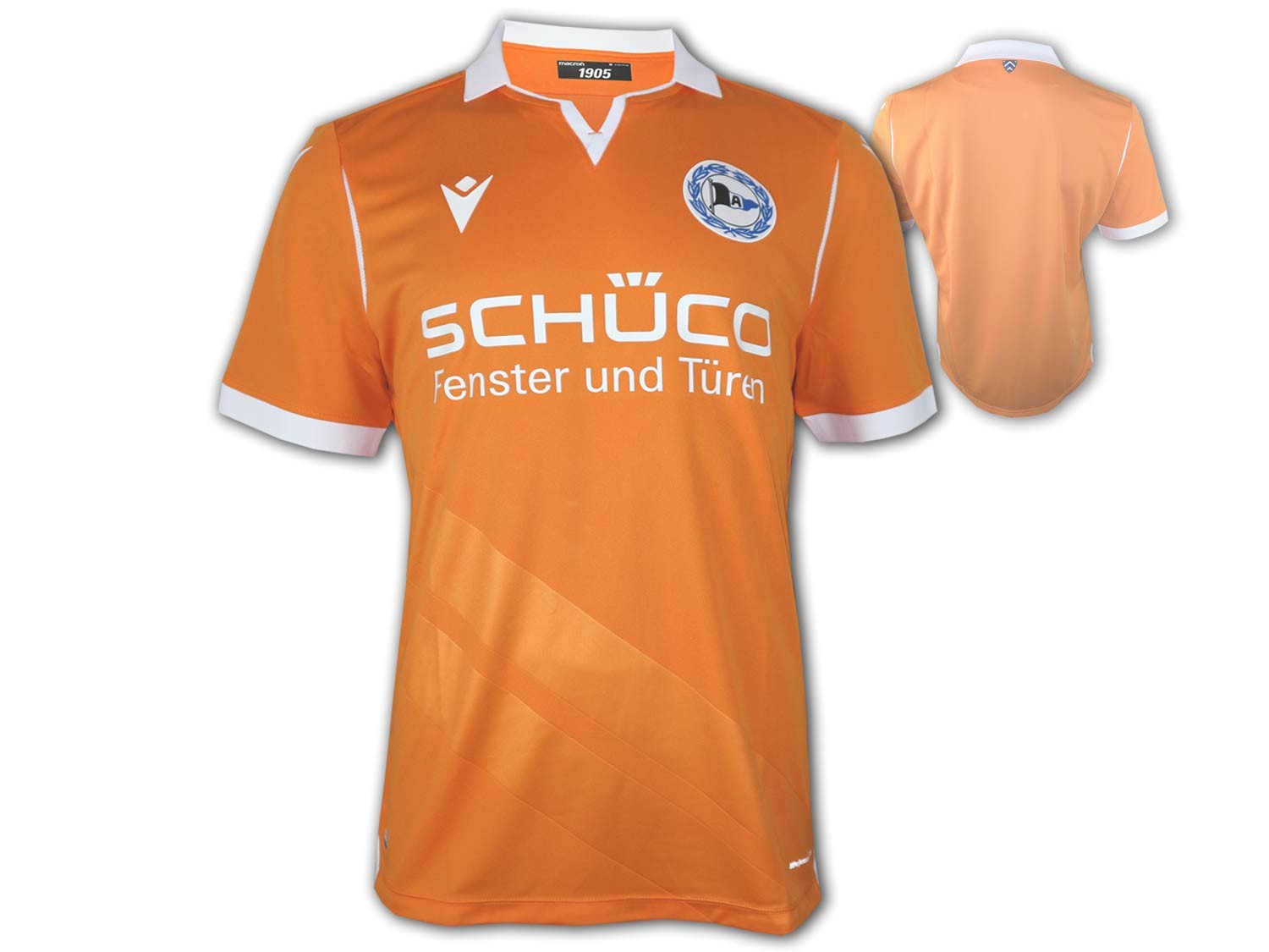 Macron Arminia Bielefeld Away Jersey 20 21 Orange DSC 3rd Shirt S-3XL