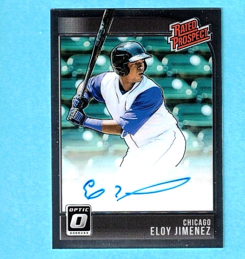 Eloy Jimenez Autograph 2018 Optic Rated Prospect #RPS-EJ White Sox D931