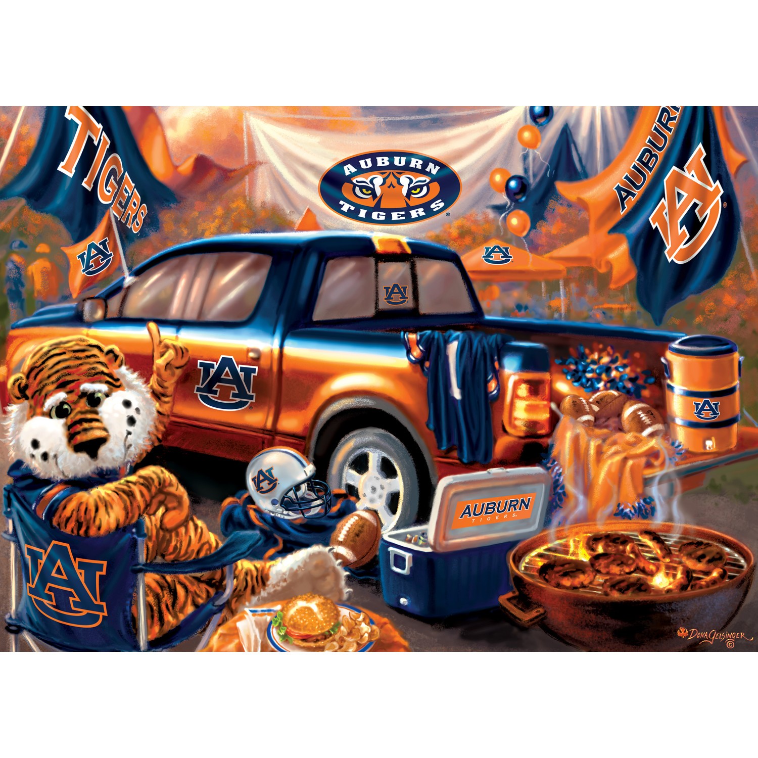 MasterPieces – Auburn Tigers – NCAA Gameday 1000 Piece Jigsaw Puzzle