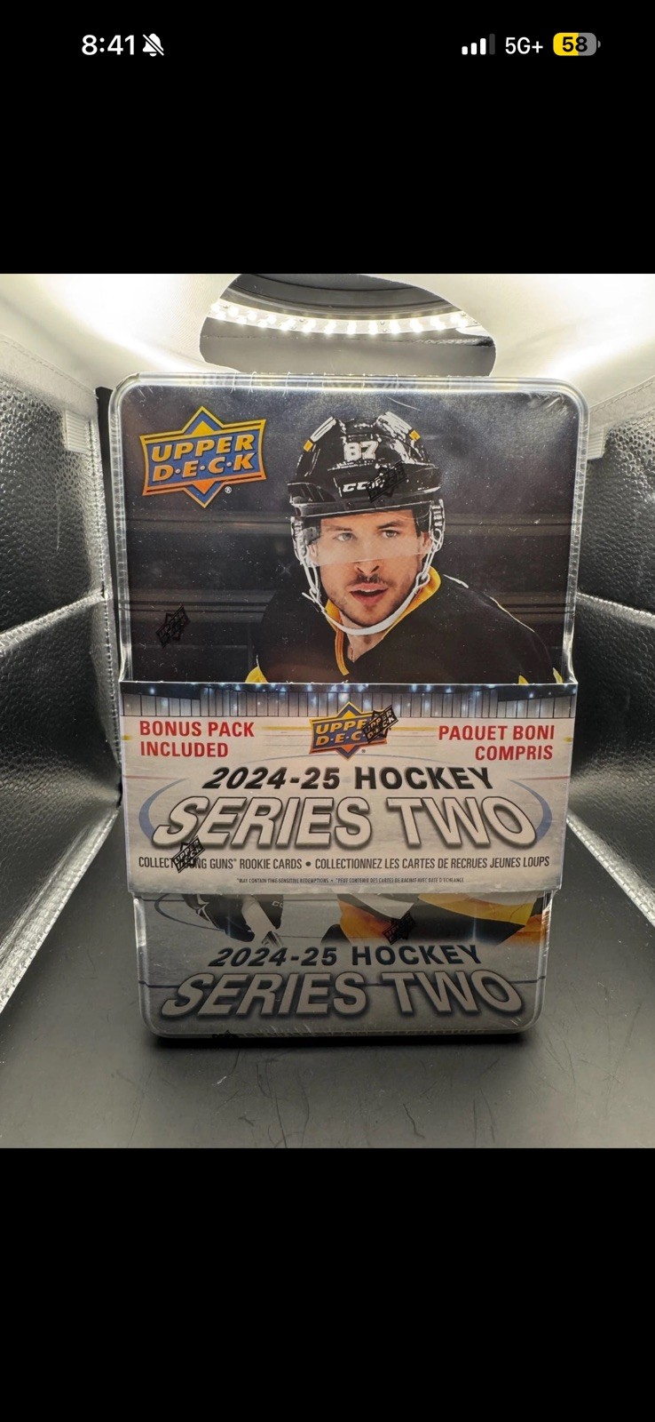 2024/25 UPPER DECK SERIES 2 HOCKEY TIN