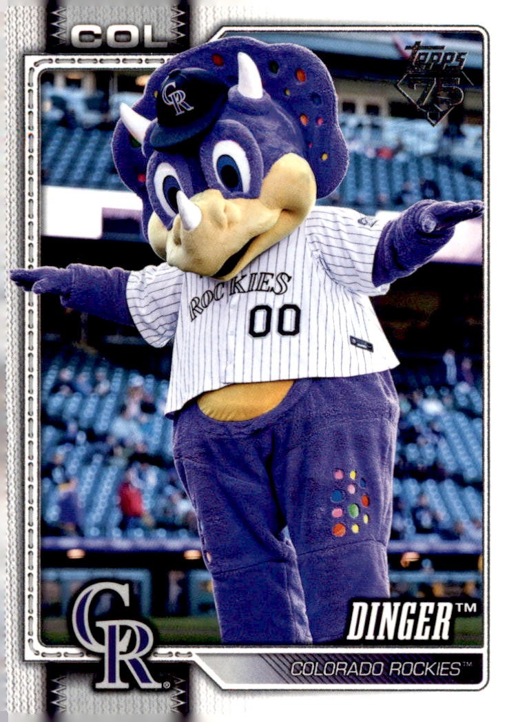 2026 Topps #M-4 Dinger Mascots