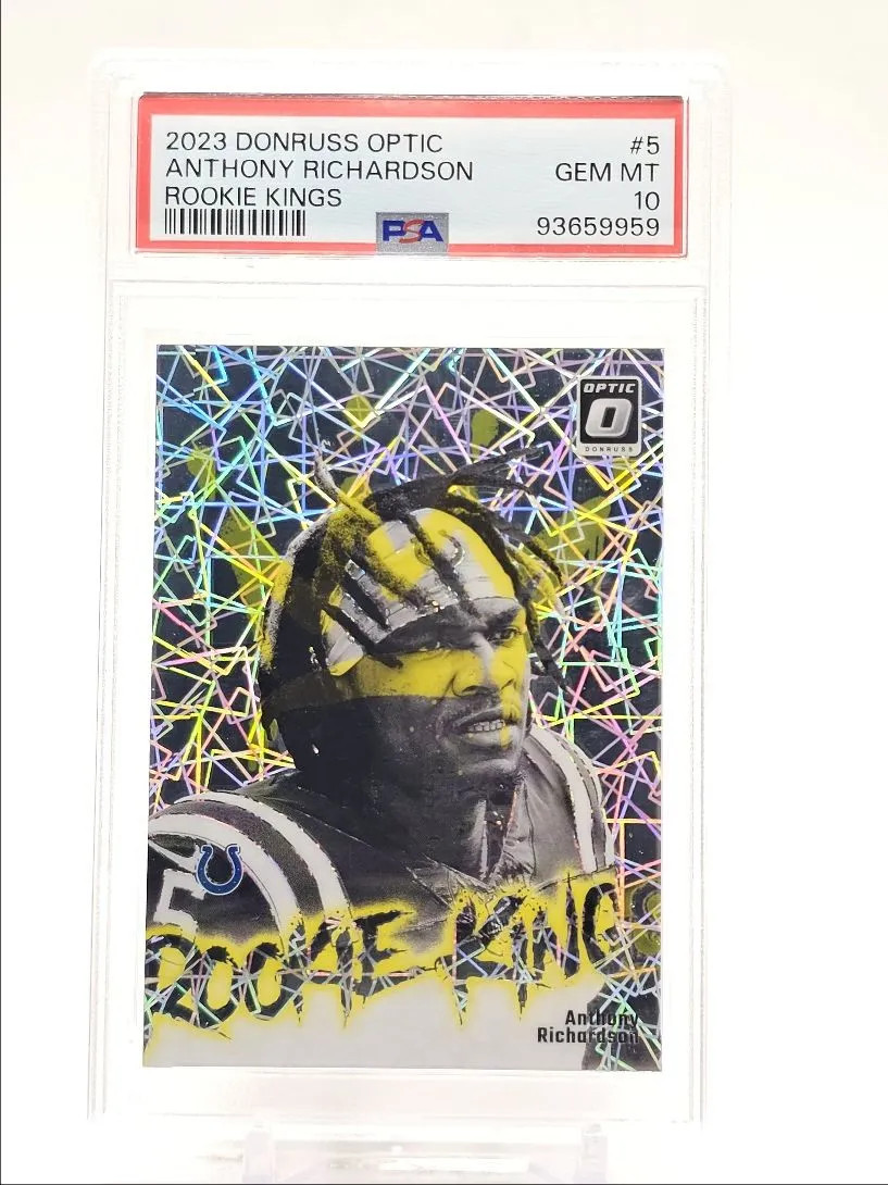 DONRUSS OPTIC ROOKIE KINGS COLTS ANTHONY RICHARDSON #Unspecified PSA 10