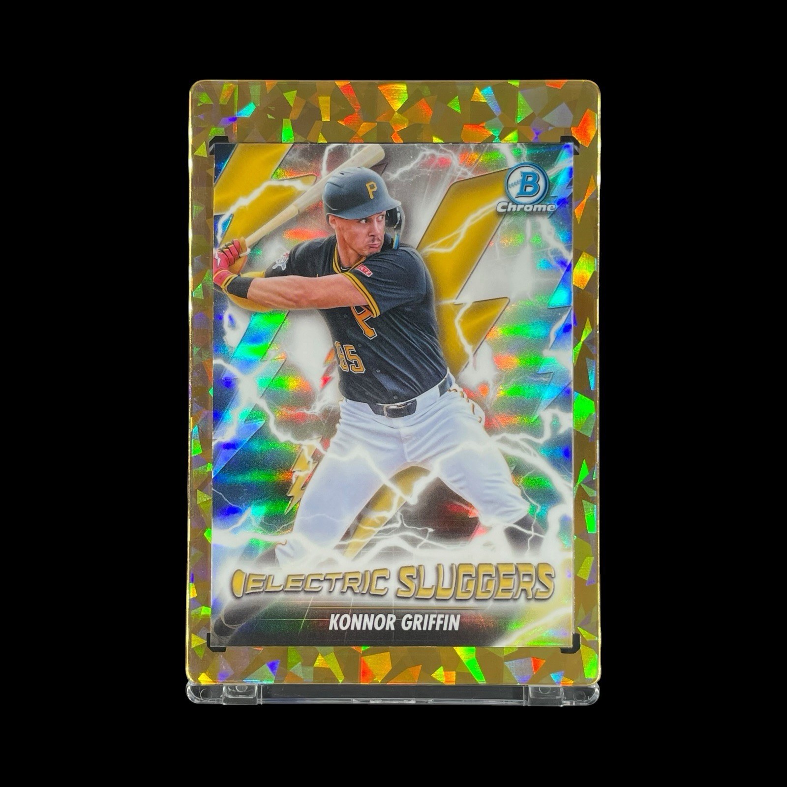 KONNOR GRIFFIN ROOKIE LIGHTNING REFRACTOR 2026 Bowman Chrome Electric Sluggers