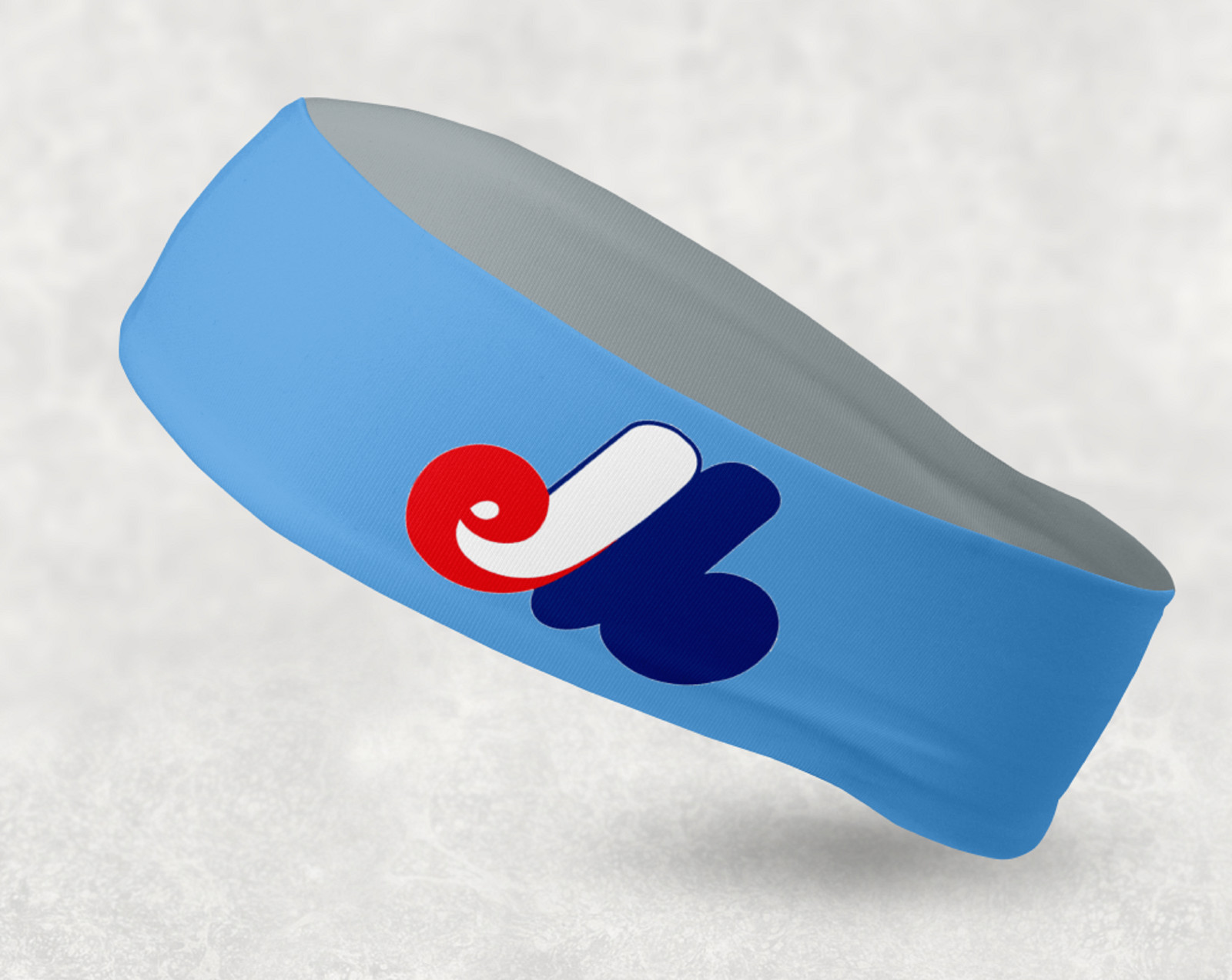 Reversible Montreal Expos Headband Stretch Headband