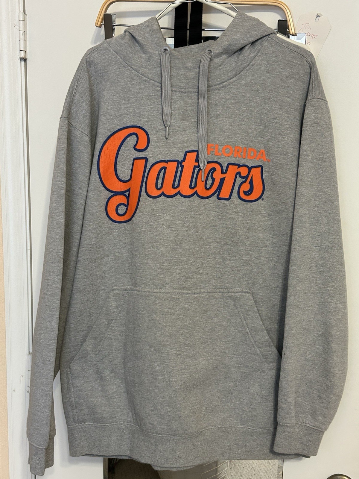 Vintage Florida Gators Hoodie Mens XL Gray Pullover Sweatshirt Champs Sports