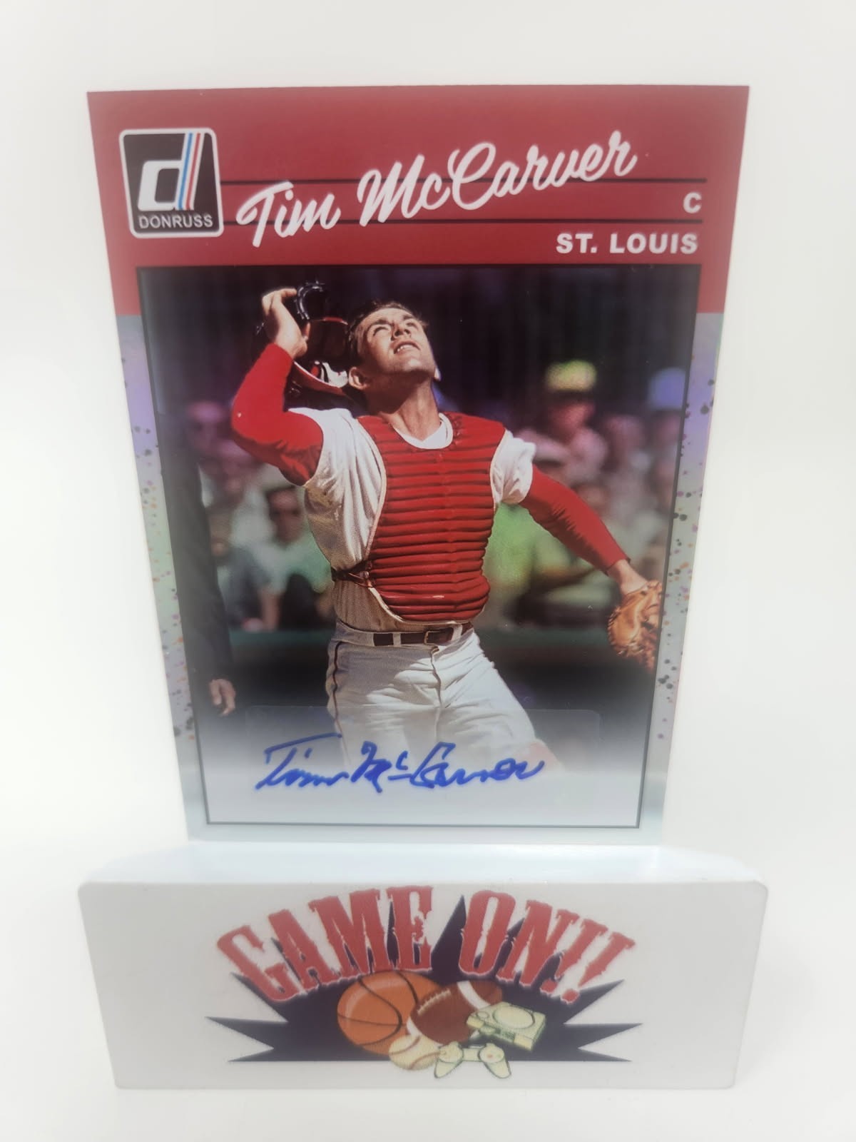2023 Donruss 1990 Retro Tim McCarver Auto Holo #90S-TM BUF