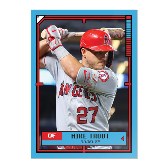 2022 Topps Throwback Thursday MIKE TROUT 1991 Terminator 2 ~ Angels TBT #118