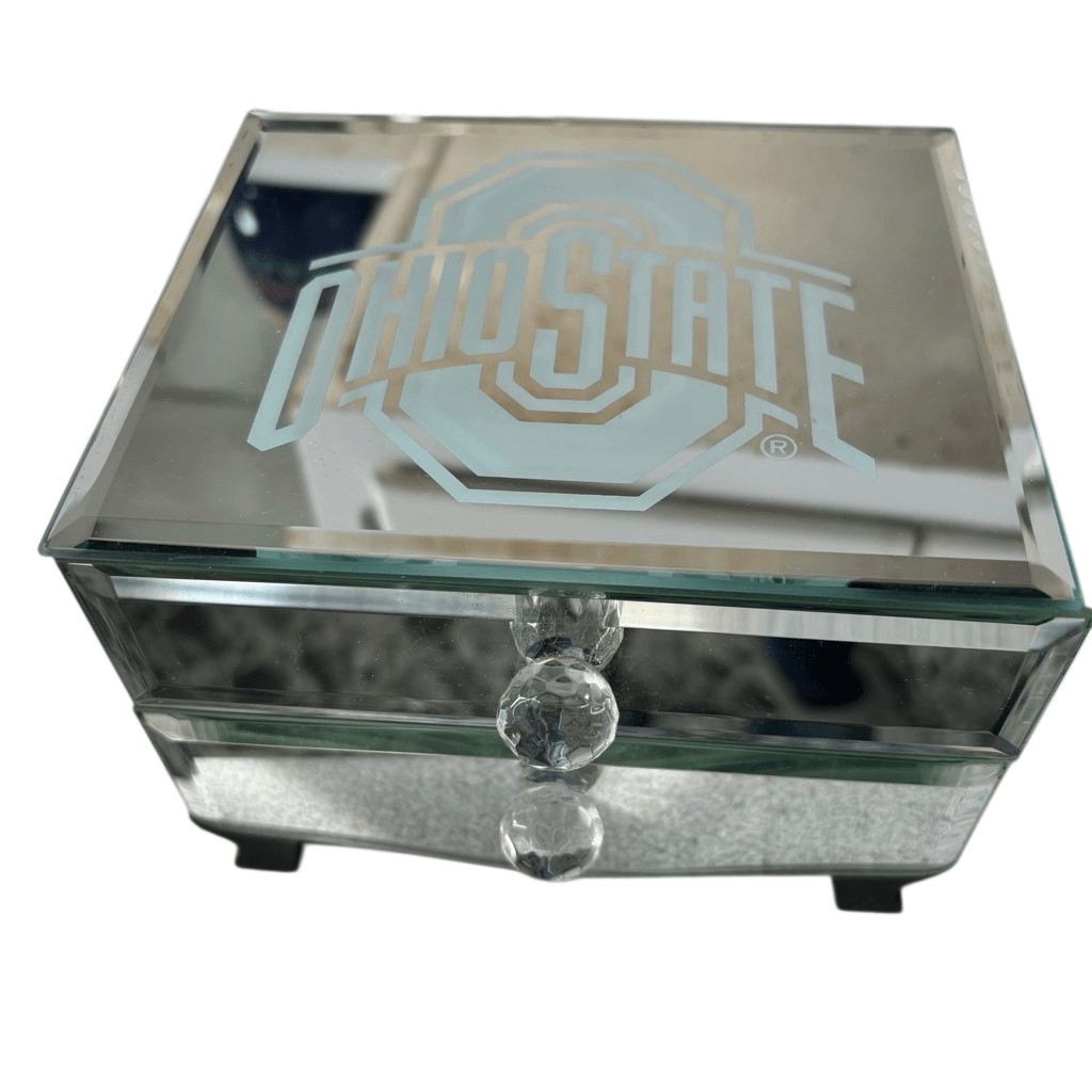 Ohio State 2 Drawer Mirrored Jewelry Box