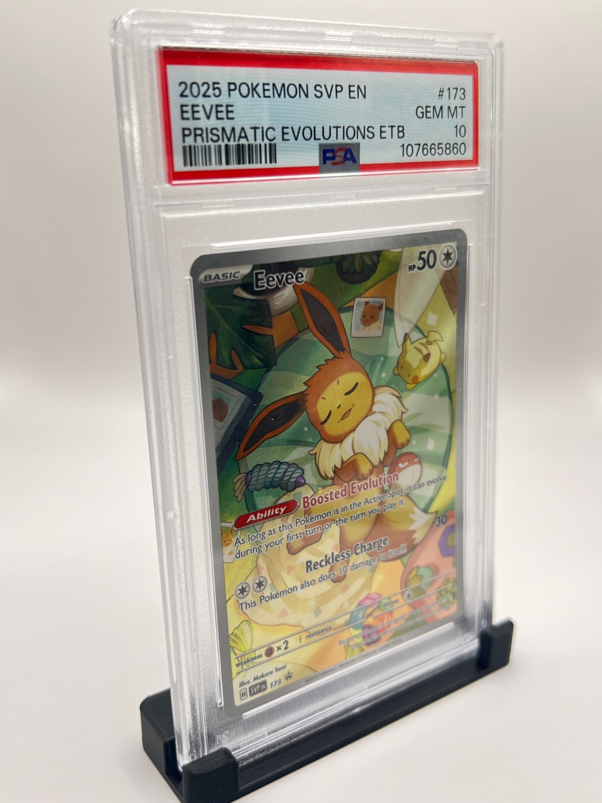 Graded Card Stand Holder Display for PSA Slabs – 5 Pack