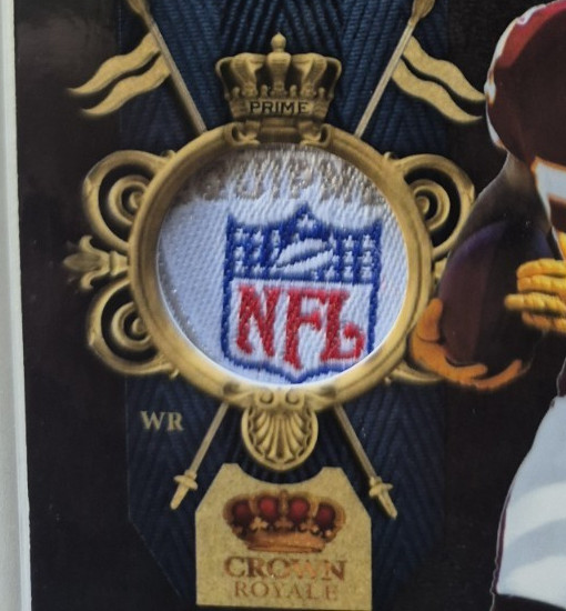 Leonard Hankerson Washington Patch (NFL Shield) Rookie Card 10 2011 Panini 29/50