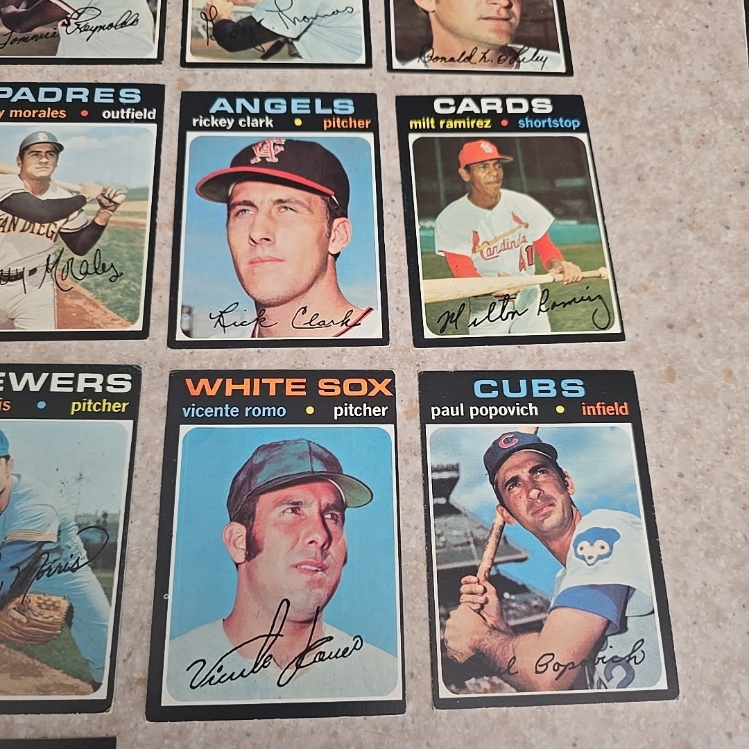 1971 Topps Baseball Your Choice 376-752