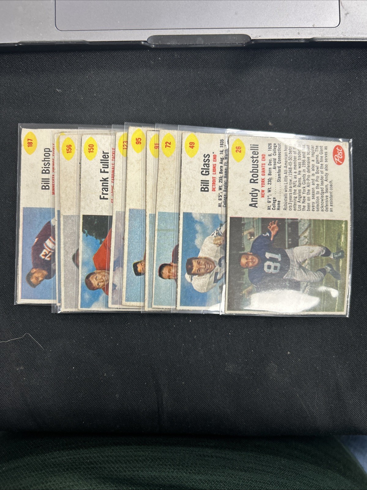 1962 Post Cereal Football PICK YOUR CARD BUILD YOUR SET