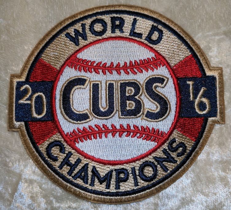 Chicago Cubs 2016 World Series Iron On Embroidered Patch~USA Seller
