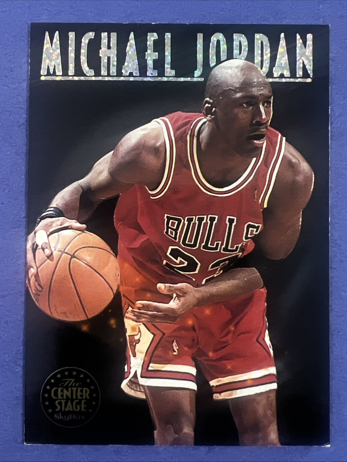 1993 Skybox Premium Center Stage Michael Jordan #CS1 Basketball Card EX/MT
