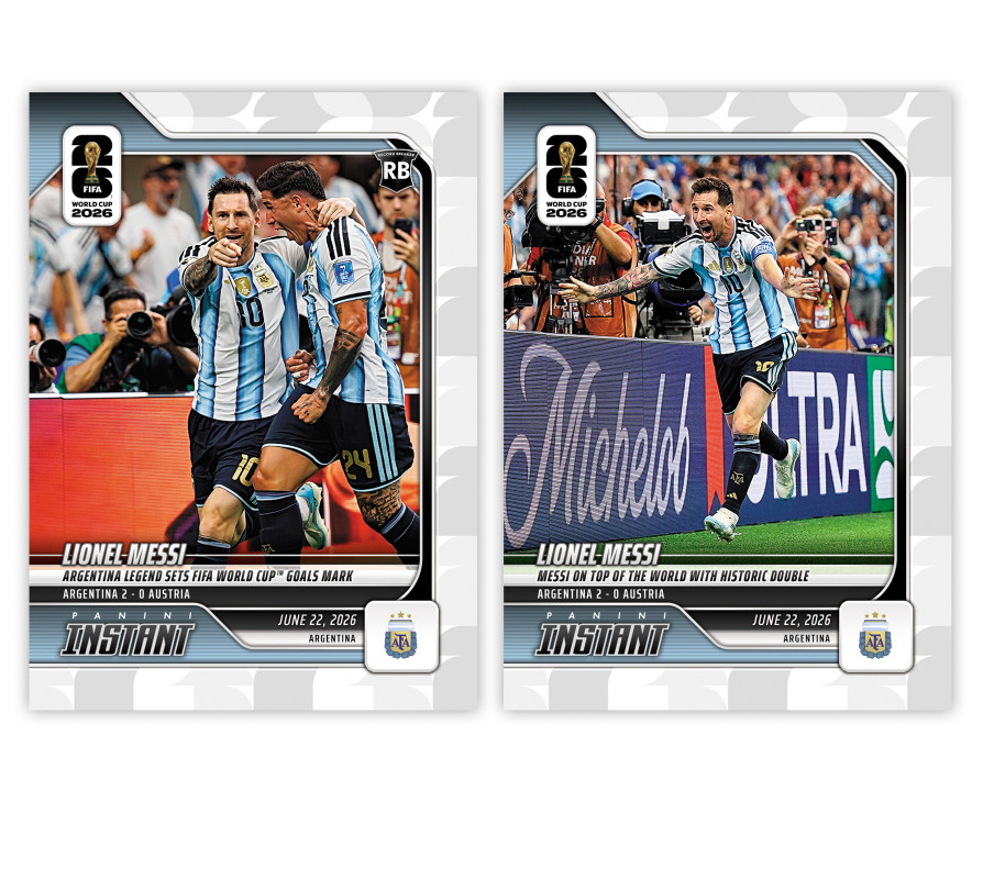 2026 Panini Instant FIFA World Cup #88 & #89 Lionel Messi Argentina – Presale