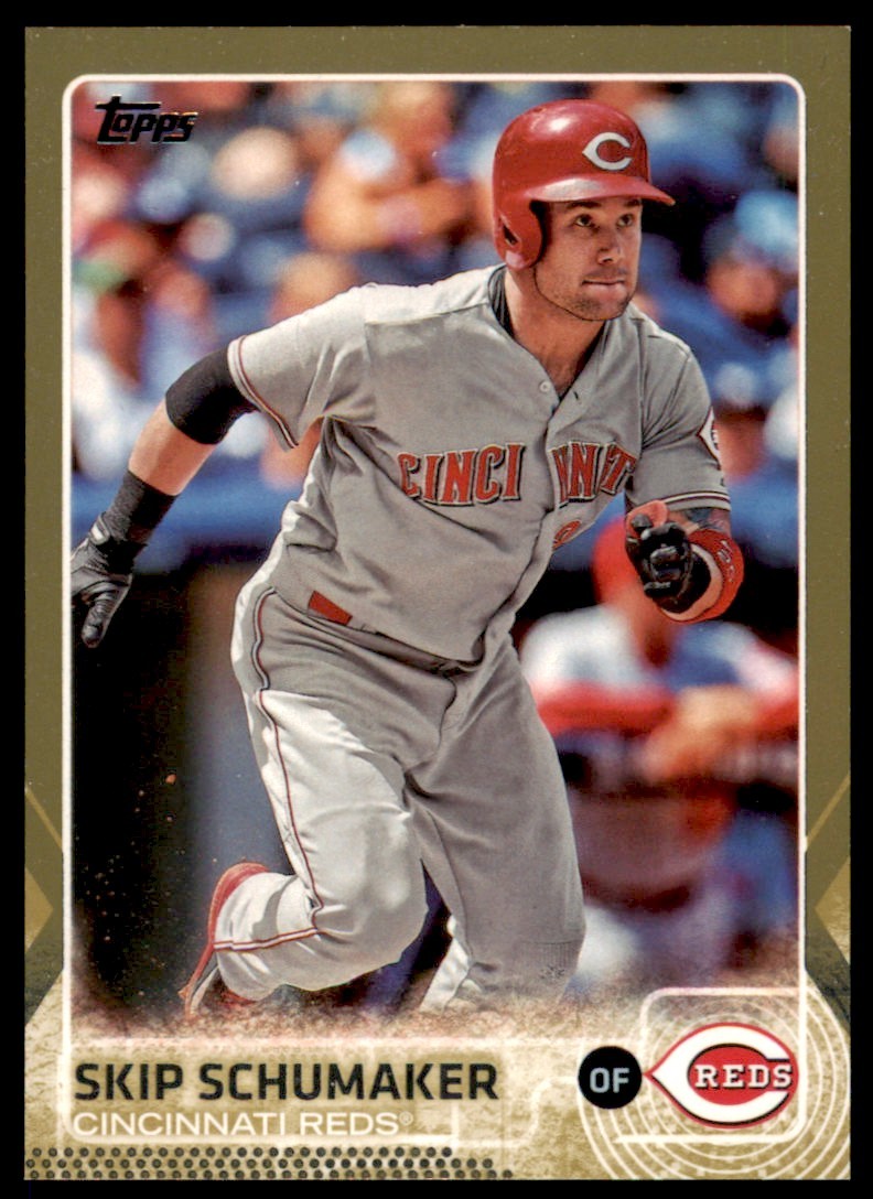 2015 Topps Gold Parallel #633 Skip Schumaker 0542/2015 Cincinnati Reds