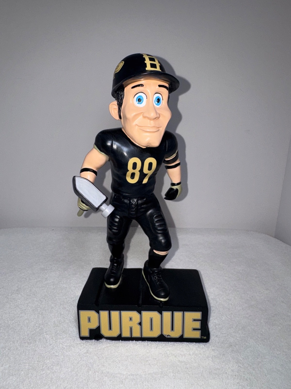 Purdue University Boilermakers Ceramic Resin Statue Mascot Purdue Pete Rare 12″