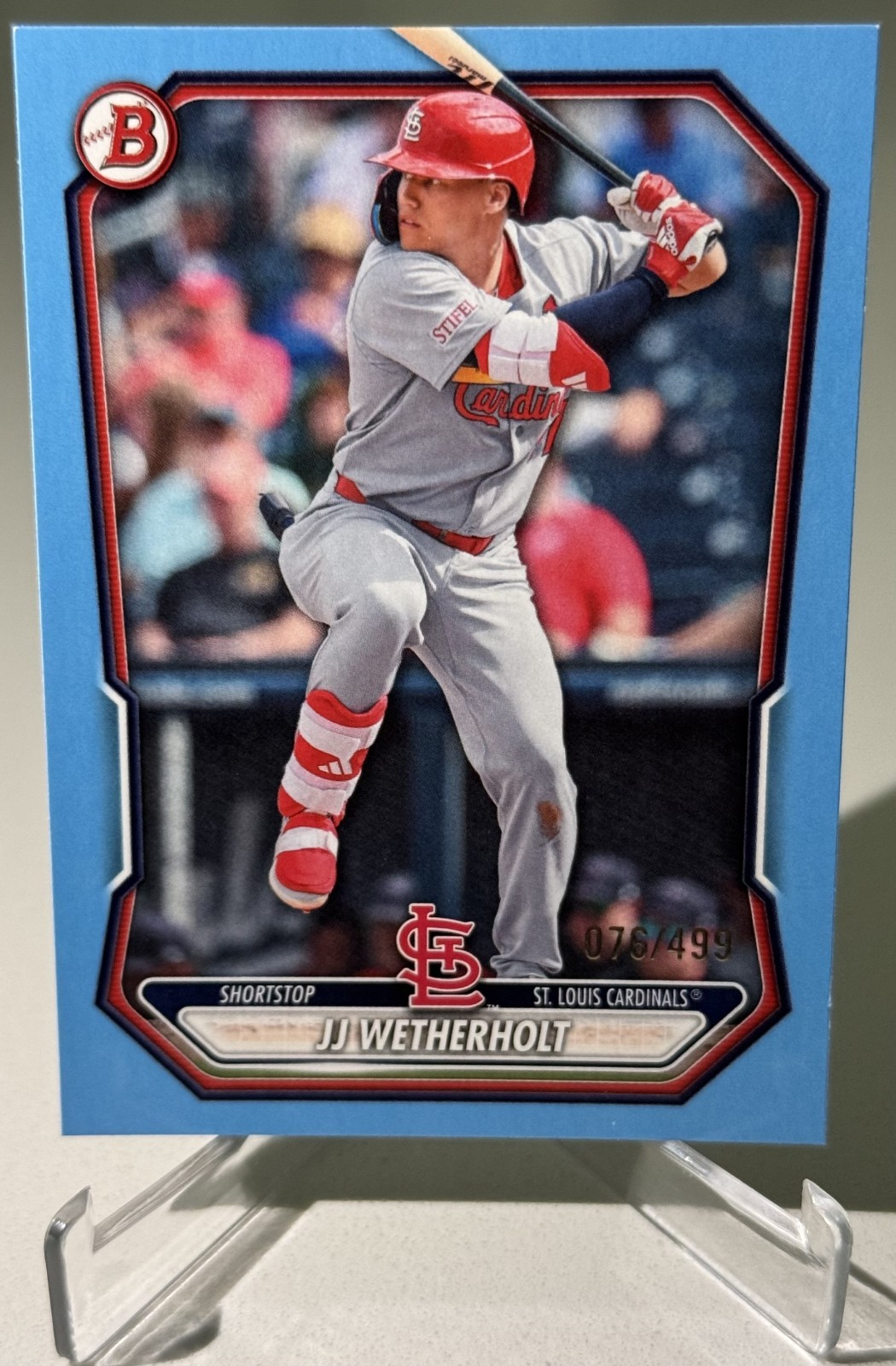 2026 Bowman – JJ Wetherholt – Prospect – Sky Blue – 76/499!