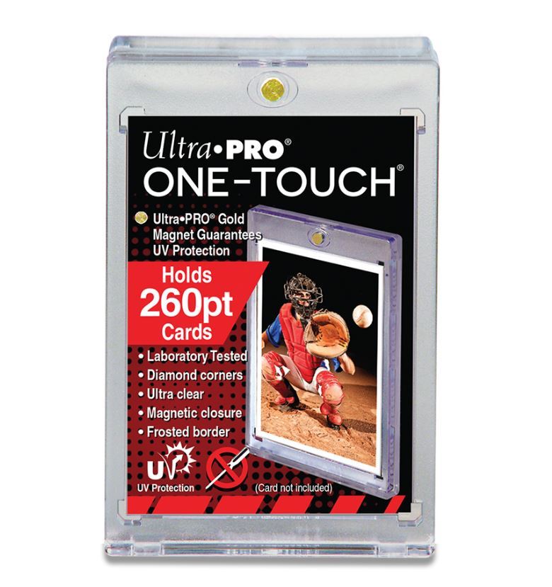 (1) Ultra Pro One Touch Magnetic Card Holder 260pt Super Thick Size w/ UV