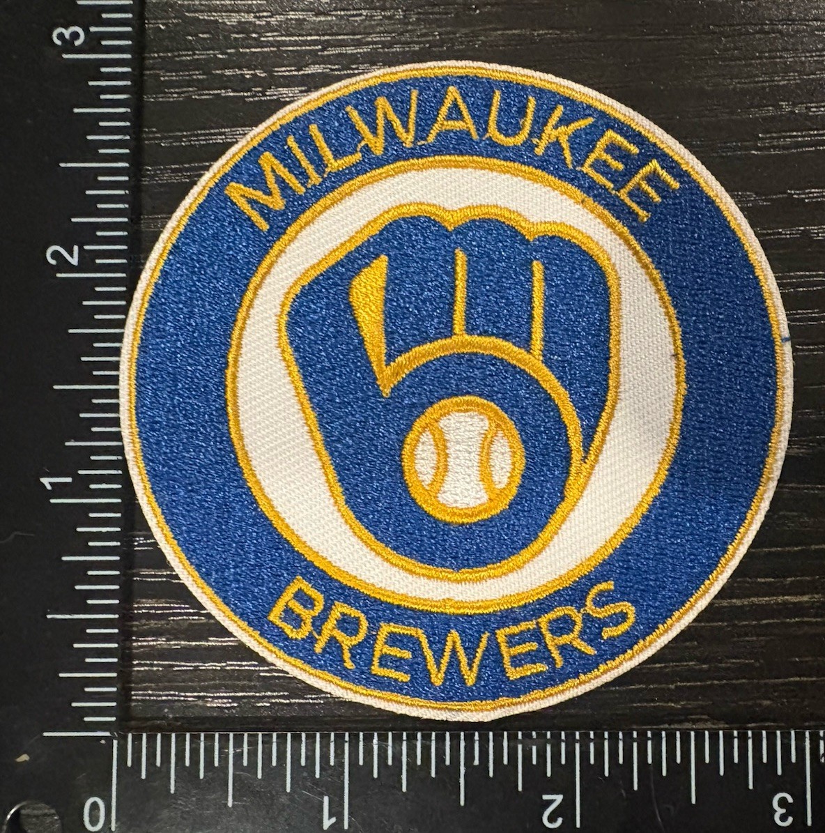 MILWAUKEE BREWERS MLB BASEBALL EMBROIDERED IRON ON PATCH