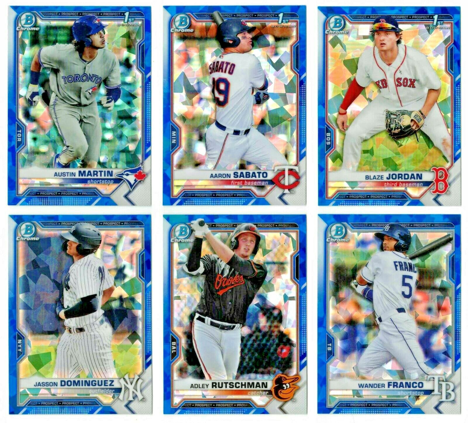 2021 BOWMAN SAPPHIRE EDITION Prospects #BCP1-150 Complete Your Set YOU PICK!