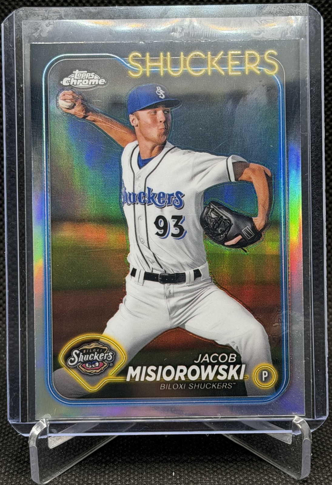2024 Topps Pro Debut Chrome Jacob Misiorowski #PDC-171 Refractor RC Brewers