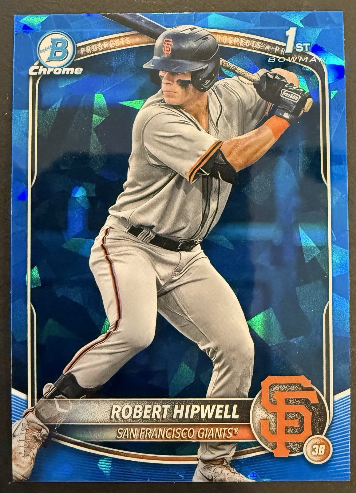2025 Bowman Chrome Sapphire Edition Robert Hipwell #BCP-238 Giants 1st Bowman