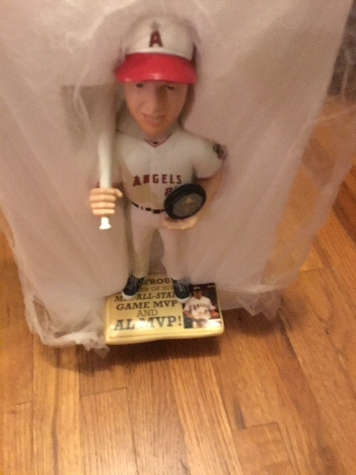 New In Box LA Angels Mike Trout Forever Collectibles Figure 10 X 4 Inches AL MVP