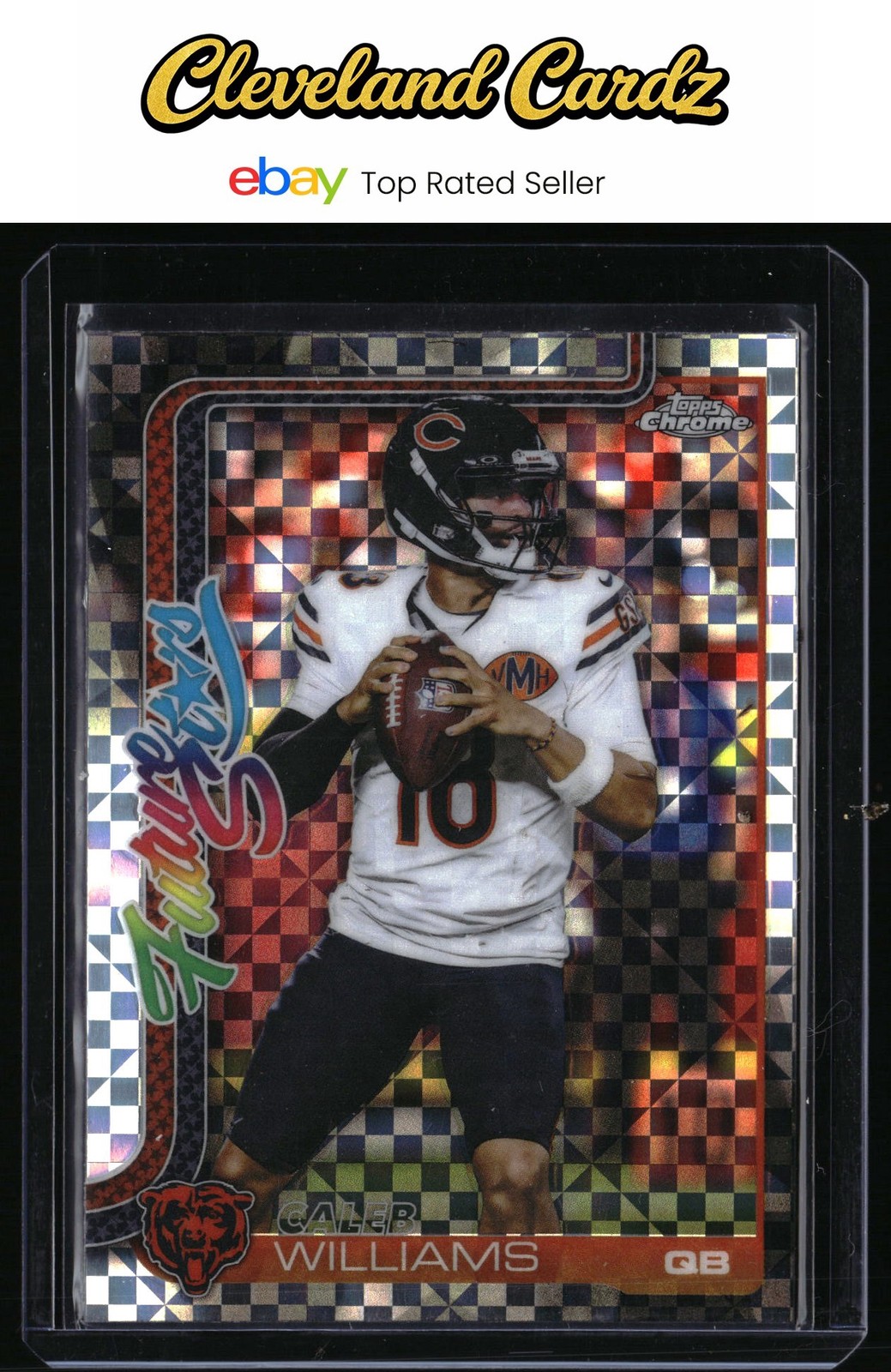 2024 Topps Chrome #FS-1 Caleb Williams Future Stars X-Fractor
