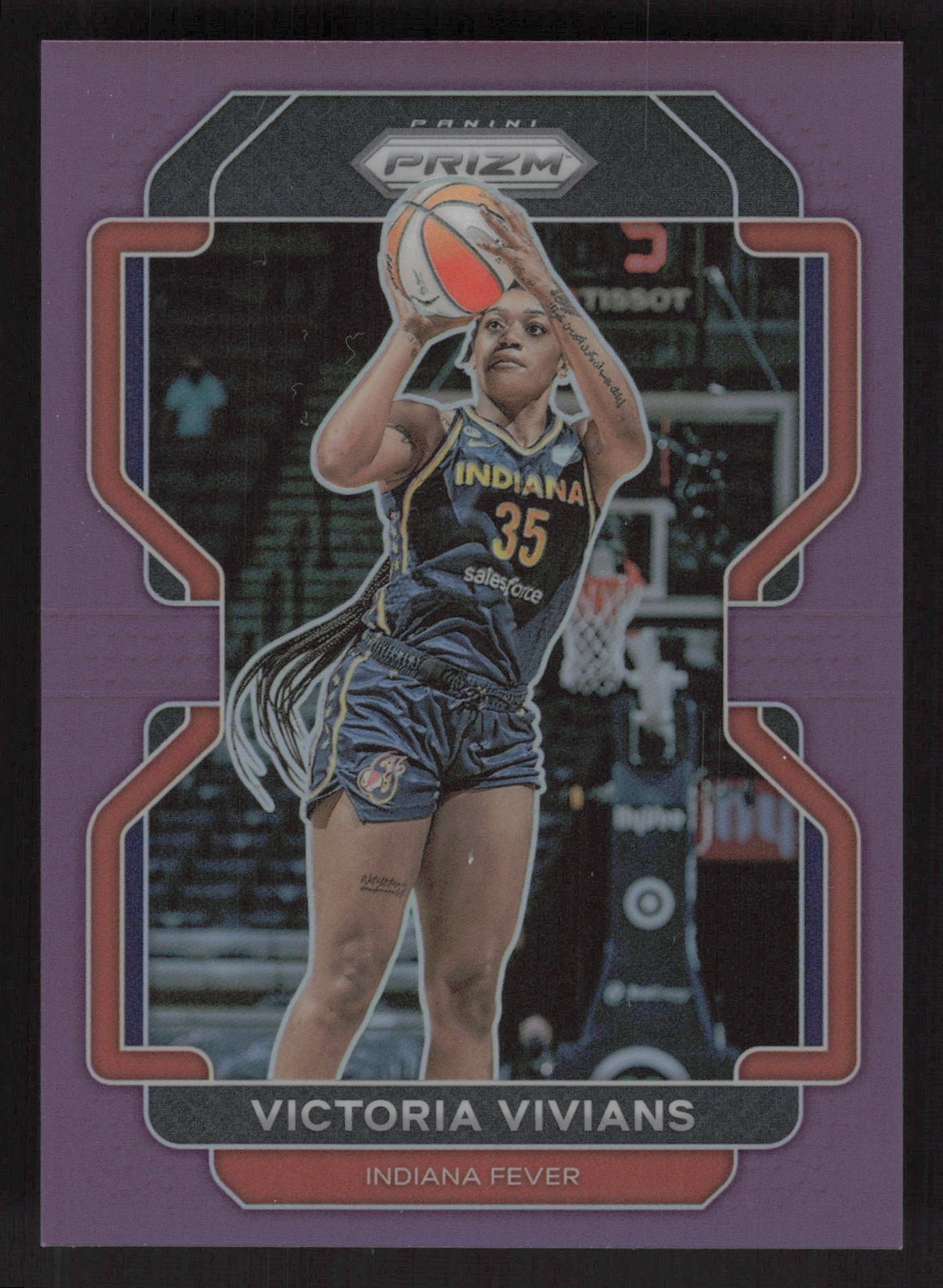 2022 Panini Prizm WNBA #136 Victoria Vivians Purple #/99