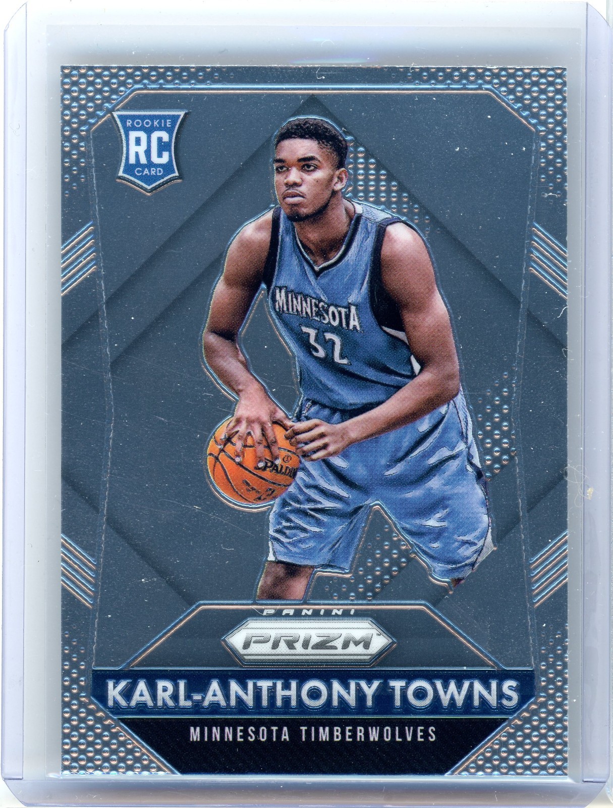 2015-16 Panini Prizm Karl-Anthony Towns #328 Rookie RC