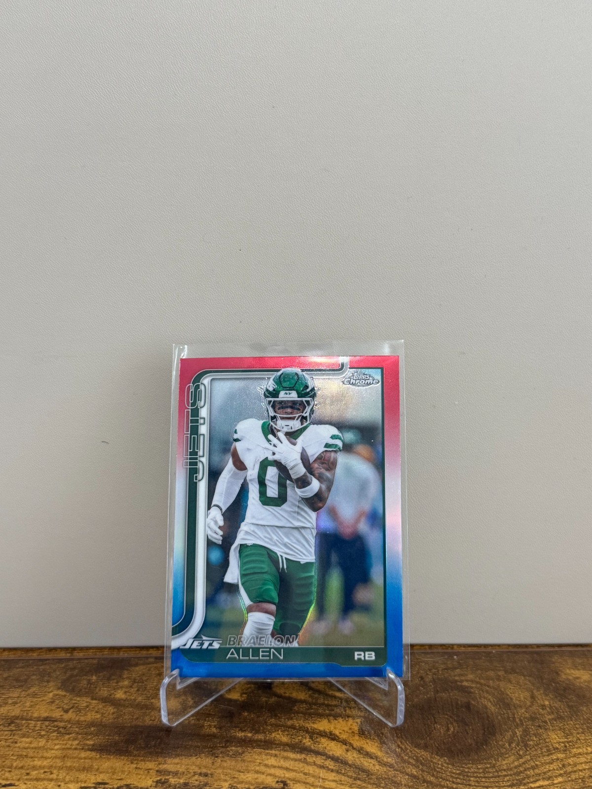 2025 Topps Chrome – Braelon Allen #240 Red White & Blue Refractor