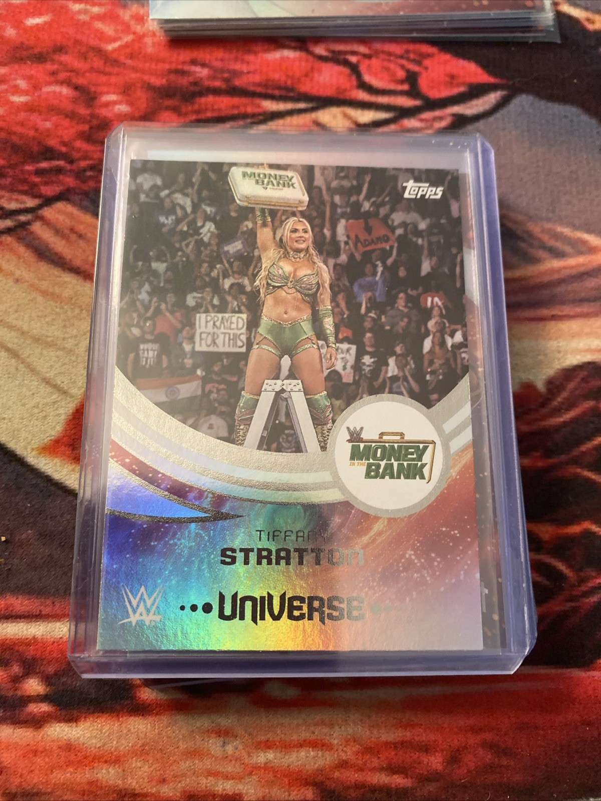 2025 Topps WWE Universe Tiffany Stratton Money In The Back Event Variation