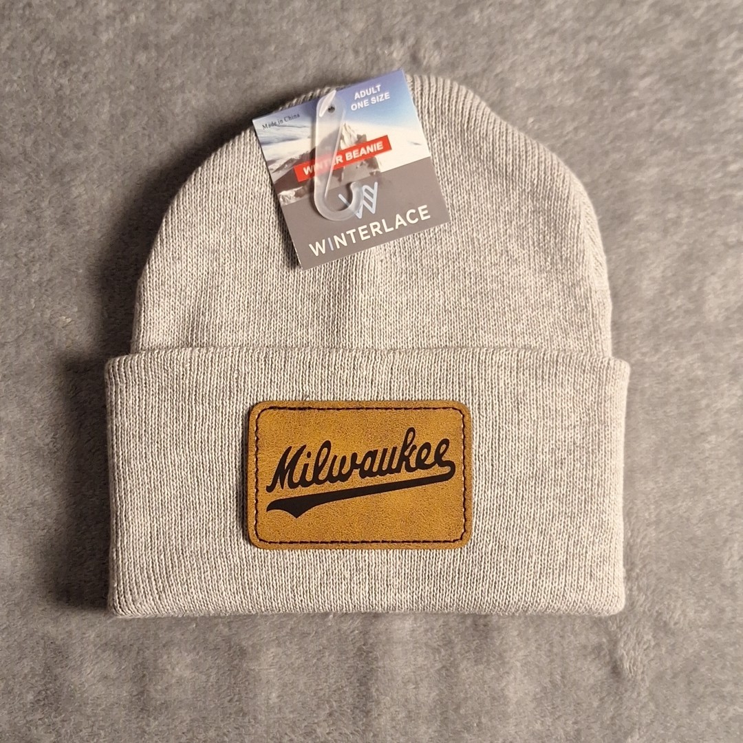 Brewers Leather Rectangle Patch MLB (Patch Only)