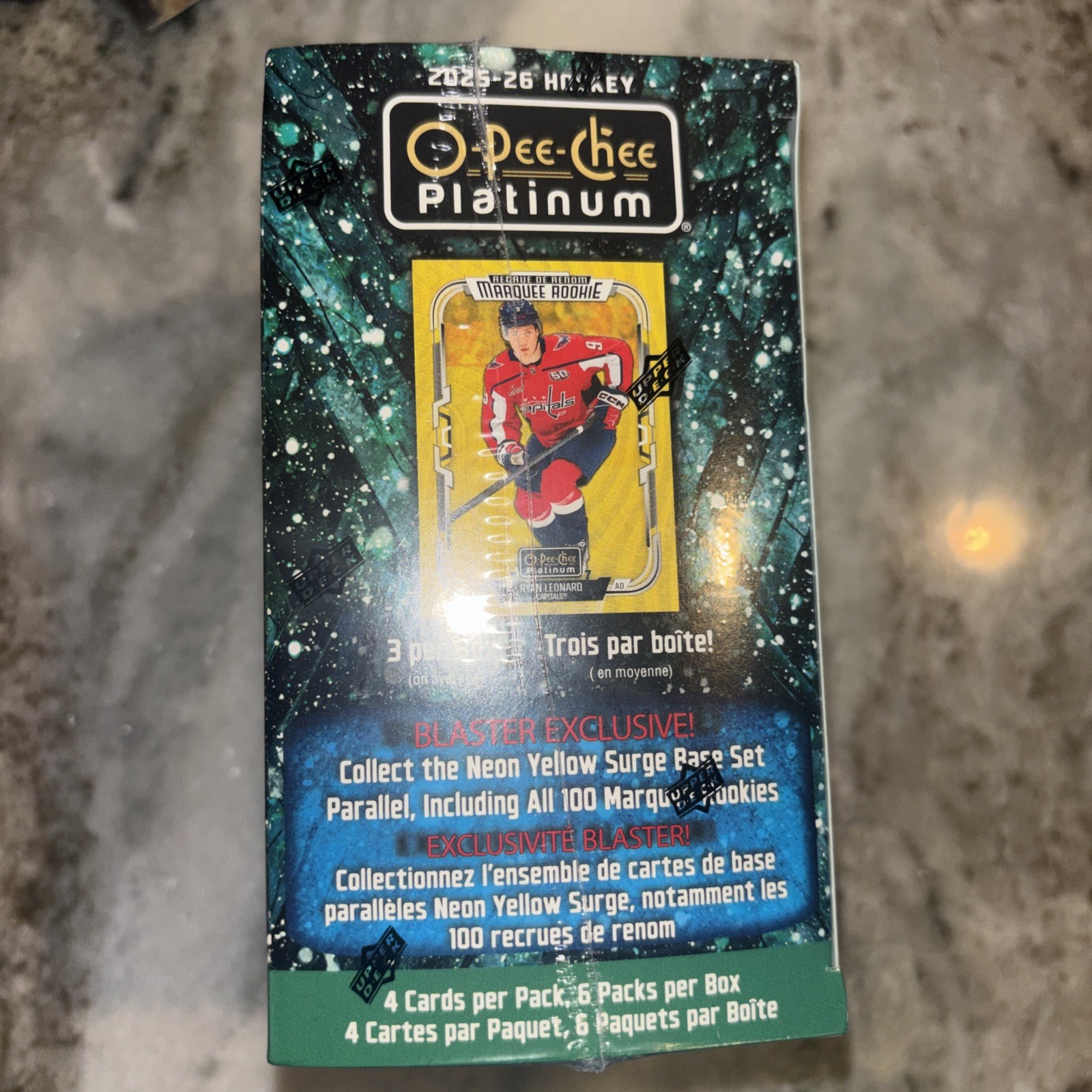 2025-26 Upper Deck O-Pee-Chee Platinum Hockey 24Ct. Blaster Box | Factory Sealed