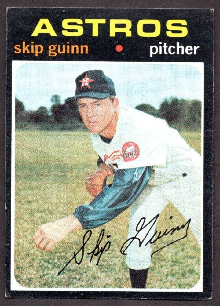 1971 Topps #741 Skip Guinn High Number VG/VGEX