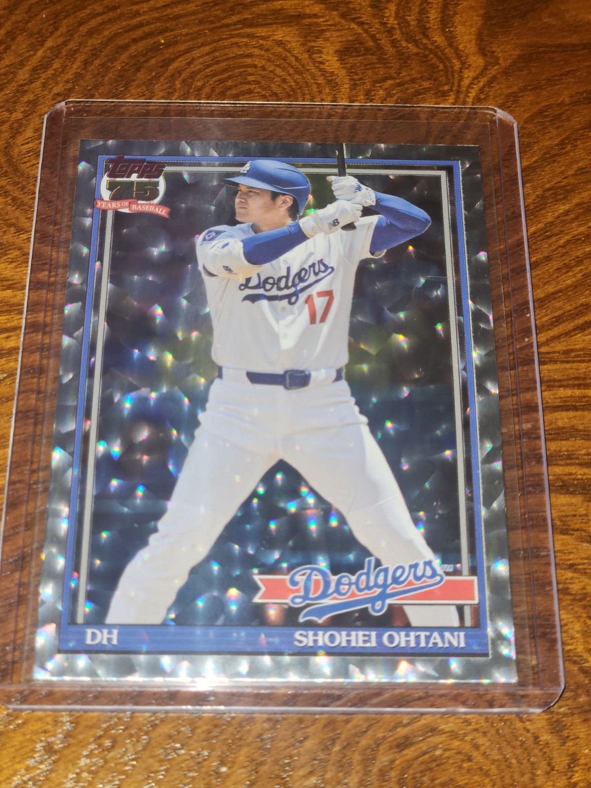 2026 Topps Series 2 Shohei Ohtani 1991 Silver Crackle Foil Parallel SP #91B2-1