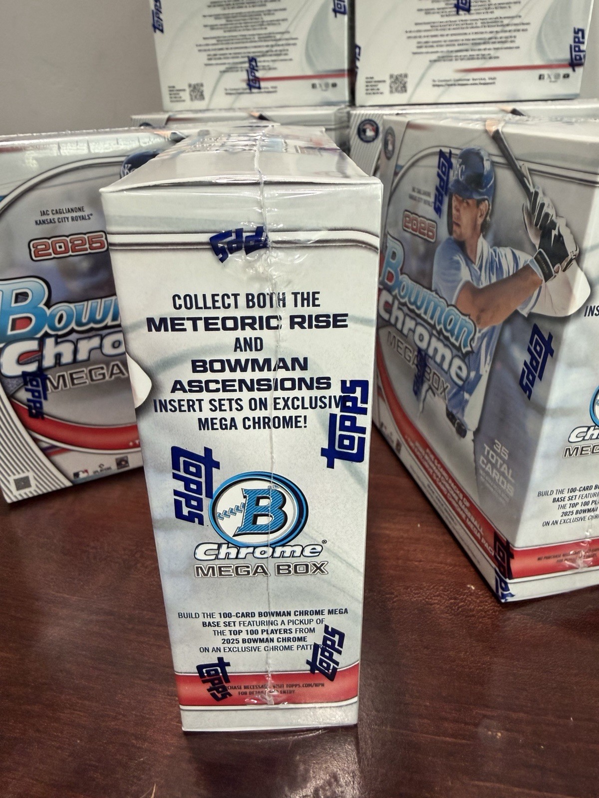 3 NEW Sealed 2025 Bowman Chrome Mega Box Baseball MLB 35 cards PER BOX