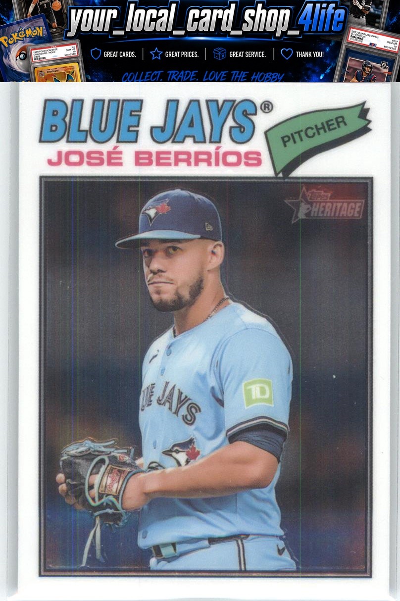 2026 Topps Heritage Chrome #56 José Berríos Toronto Blue Jays
